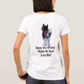 Husky Kerstmis T-shirt (Achterkant)