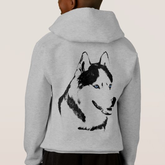 Husky Kind's Hoodie Kind Wolf Dog Puppy Sweatshirt (Achterkant)