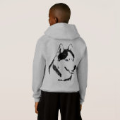 Husky Kind's Hoodie Kind Wolf Dog Puppy Sweatshirt (Achterkant volledig)