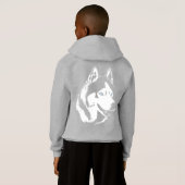 Husky Kind's Hoodie Kind Wolf Dog Puppy Sweatshirt (Achterkant volledig)
