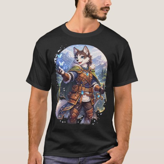 Husky Krijger T-shirt (Voorkant)