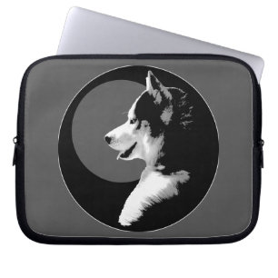 Husky Laptop Hoesje Siberian Husky Gifts Sleeve
