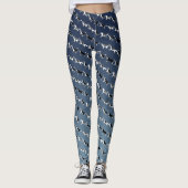 Husky Leggings Husky Malamute Dog Legging Pants (Voorkant)