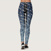 Husky Leggings Husky Malamute Dog Legging Pants (Achterkant)