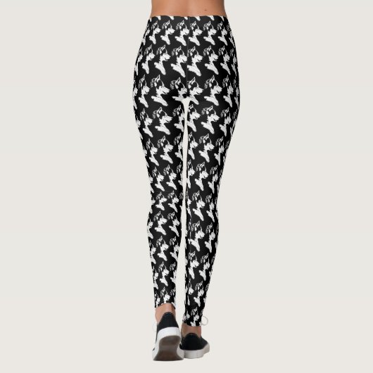 Husky Leggings Husky Puppy Dog Legging Pants (Achterkant)