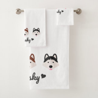 Husky Liefde Handdoek Set