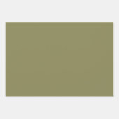 Husky-liefhebber Kerst Siberische Kerstman Hond Mo Inpakpapier Vel (Voorkant 3)