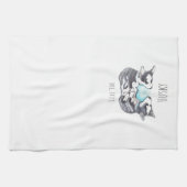Husky Lover Kitchen Towels Theedoek (Horizontaal)