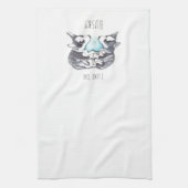 Husky Lover Kitchen Towels Theedoek (Verticaal)