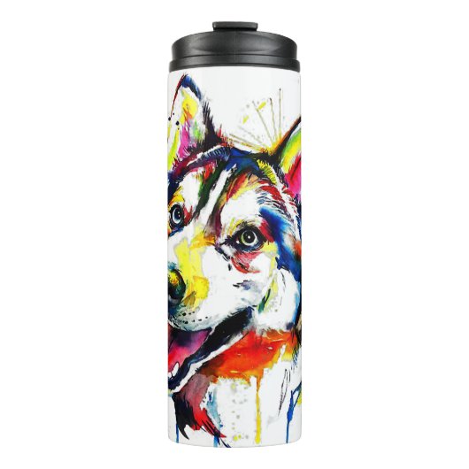 Husky Lover Mok Tumbler | Mok Giften | Lover Gift (Voorkant)
