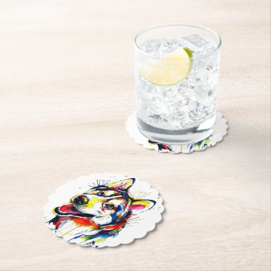 HUsky Lovers Stone Coaster| Liefdessteen coaster Kartonnen Onderzetters (Insitu)