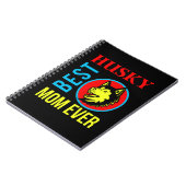 Husky Ma, Dog Mam, Dog Gift Notitieboek (Linkerzijde)