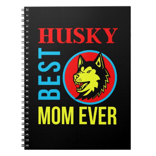 Husky Ma, Dog Mam, Dog Gift Notitieboek (Voorkant)