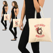 Husky Ma, Dog Mam, Dog Gift Tote Bag