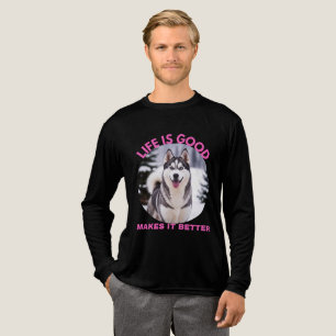 Husky maakt het leven beter Tri-Blend shirt