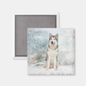 Husky Magnet (Voorkant / Achterkant)