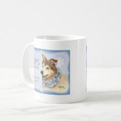 Husky Malamute Gifts Koffiemok (Voorkant links)