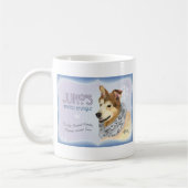 Husky Malamute Gifts Koffiemok (Links)