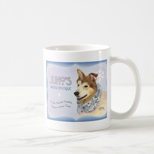 Husky Malamute Gifts Koffiemok (Rechts)