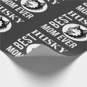 Husky Mam, Dog Mam, Husky Gift Cadeaupapier (Hoek)