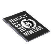 Husky Mam, Dog Mam, Husky Gift Notitieboek (Rechterzijde)