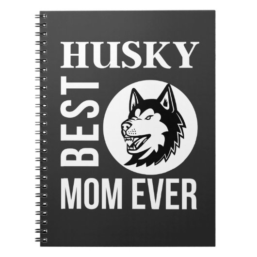 Husky Mam, Dog Mam, Husky Gift Notitieboek (Voorkant)