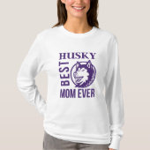 Husky Mam, Dog Mam, Husky Gift T-shirt (Voorkant)