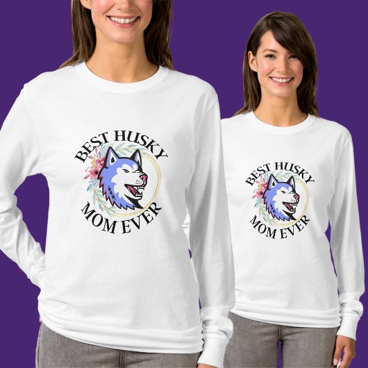 Husky Mam, Dog Mam, Husky Gift T-shirt
