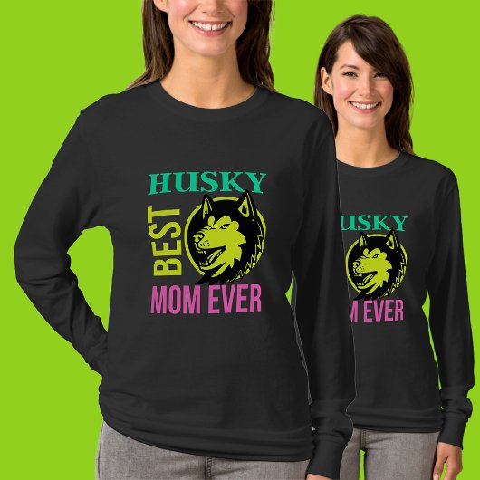 Husky Mam, Dog Mam, Husky Gift T-shirt