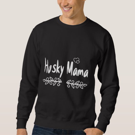 Husky Mama Aangepast Trui (Voorkant)