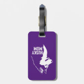 Husky mama bagagelabel (Achterkant verticaal)