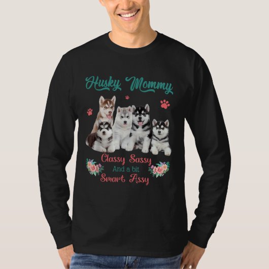 Husky Mama Classy Bit Smart Assy T-shirt (Voorkant)