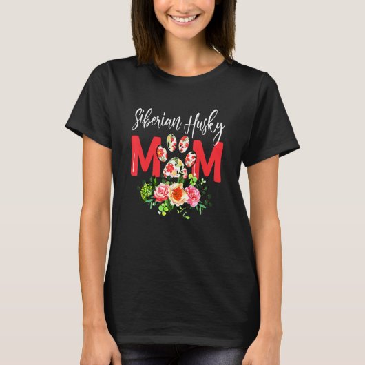 Husky mama Dog for T-shirt (Voorkant)