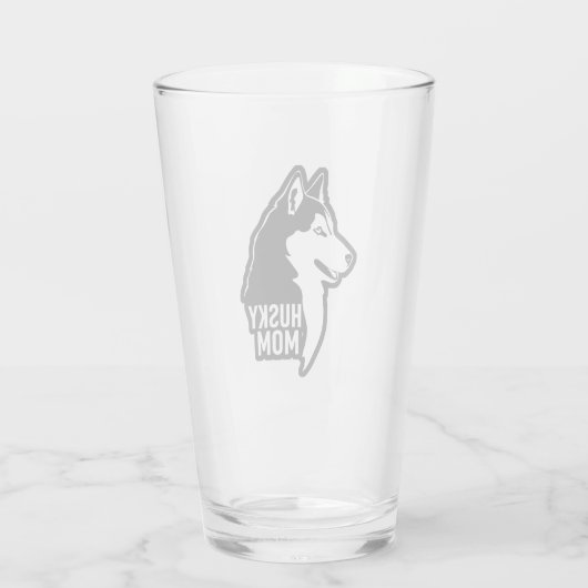 Husky mama glas (Achterkant)