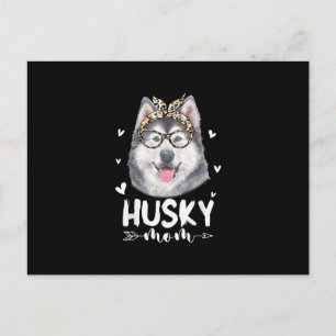 Husky mama   Hondenliefhebbers Cadeau   Moederdagg Aankondigingskaart