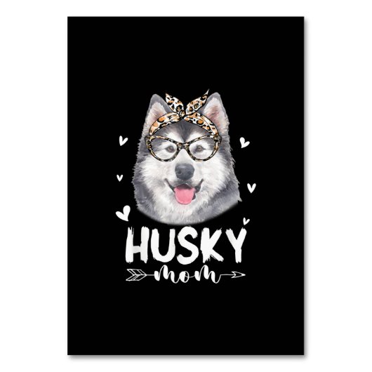 Husky mama | Hondenliefhebbers Cadeau | Moederdagg Kaart (Voorkant)