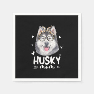 Husky mama Hondenliefhebbers Cadeau Moederdagg Servet
