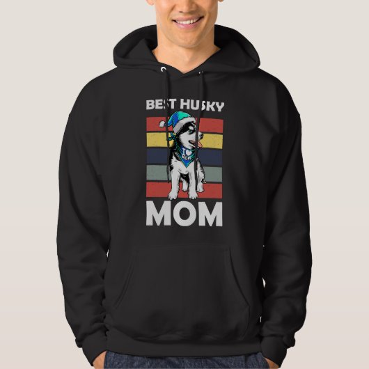 Husky mama hoodie (Voorkant)