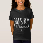 Husky Mama, Husky mama geeft Hondenliefhebber Sibe T-shirt (Voorkant)