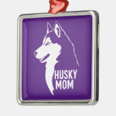 Husky mama metalen ornament (Links)