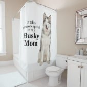 Husky mama Shower Curtain Douchegordijn (In situ)