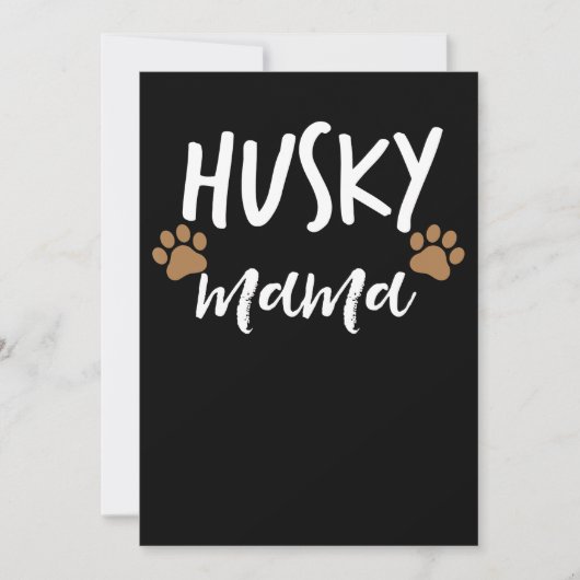 Husky Mama | Siberian Husky Moeder Hondenliefhebbe Save The Date (Voorkant)