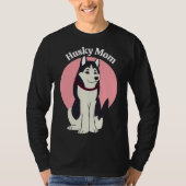 Husky mama t-shirt (Voorkant)
