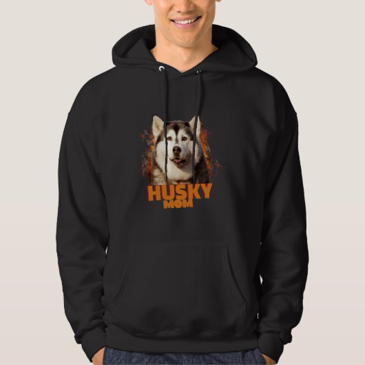Husky Moeder Essentieel Hoodie (Voorkant)
