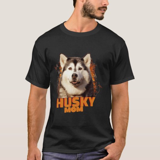 Husky Moeder Essentieel T-shirt (Voorkant)