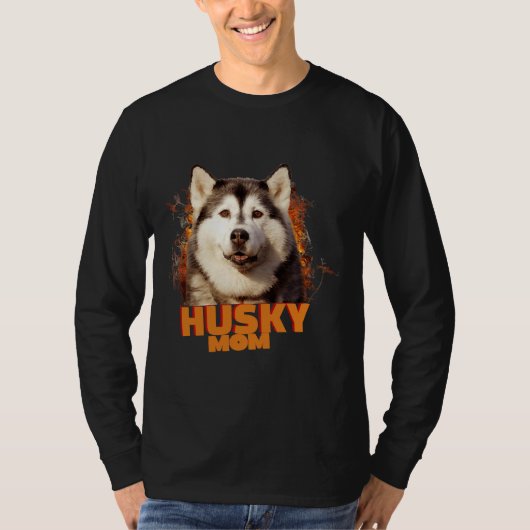 Husky Moeder Essentieel T-shirt (Voorkant)