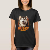 Husky Moeder Essentieel T-shirt (Voorkant)