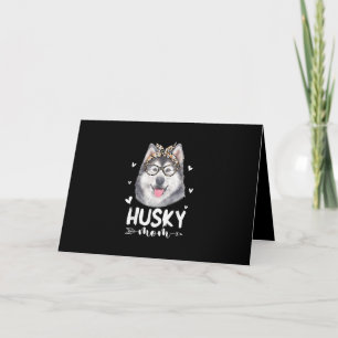 Husky Moeder   Geschenk voor Hondenliefhebbers   M Feestdagen Kaart