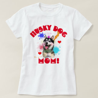 Husky Moeder Hondenliefhebber Beste Hond Moeder Oo T-shirt