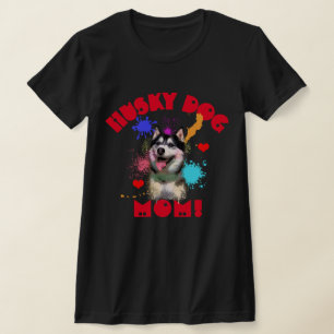 Husky Moeder Hondenliefhebber Beste Hond Moeder Oo T-shirt